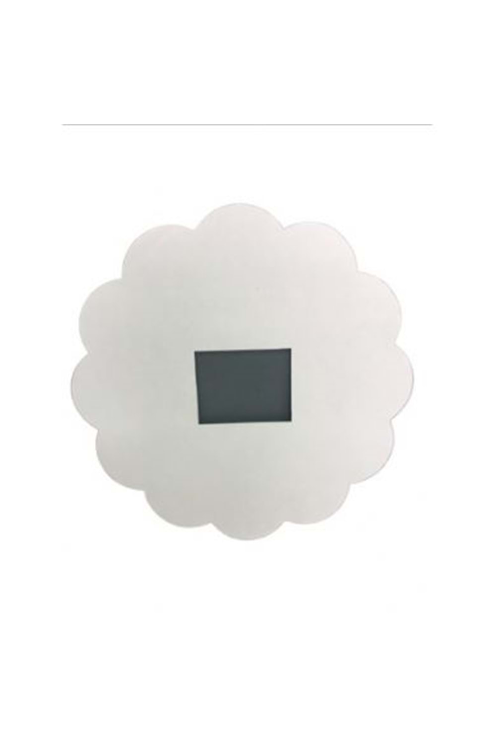 25 Adet Çap 90 Cm Yuvarlak Papatya Çelenk Kartonu Beyaz