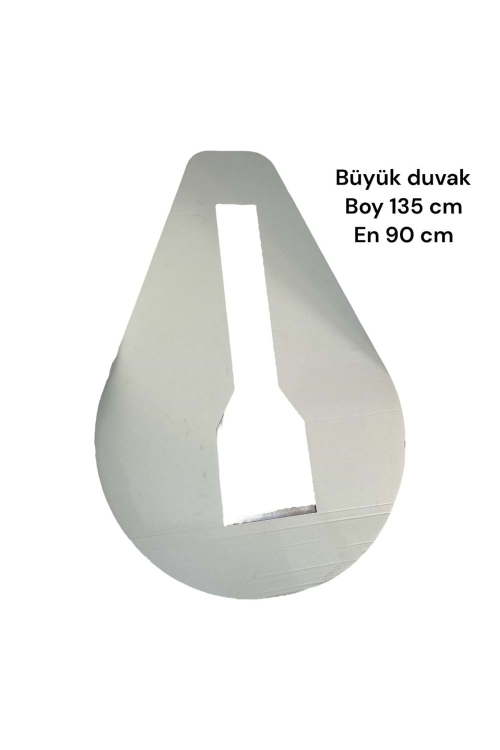 25 Adet Duvak Büyük İnce Çelenk Kartonu Beyaz