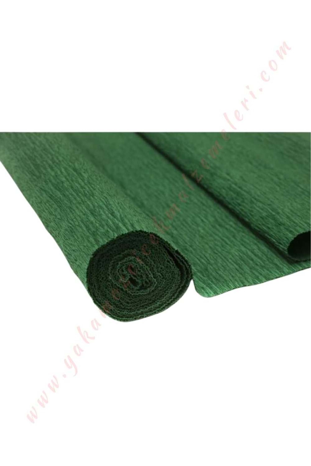 Krapon Krep Çağdaş Çiçek Hediye Paketleme Kağıdı Boy 2,5 Metre En 50 Cm - Yeşil