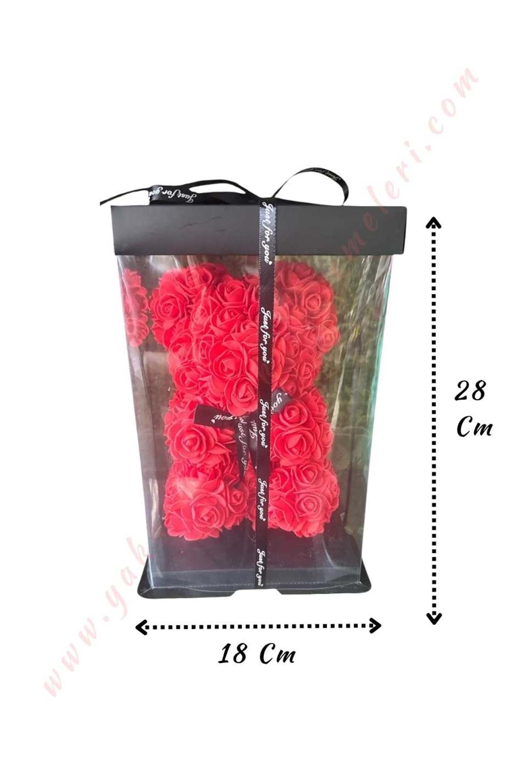 Çiçekli Ayı Küçük Boy 28*18*18