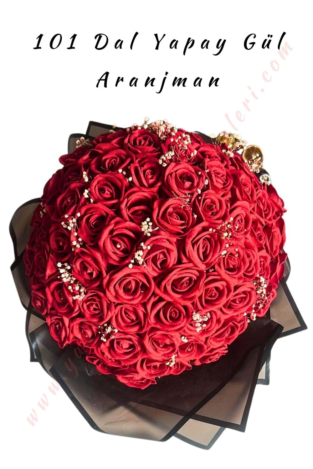 Yapay Gül Buketi 101 Güllü