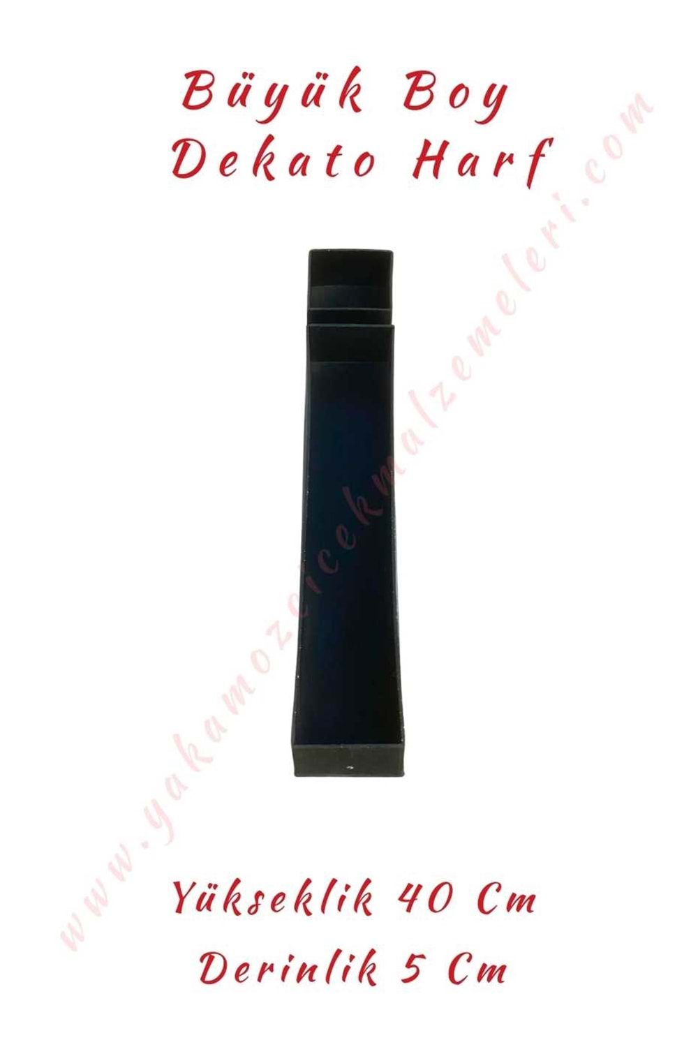 I-İ Büyük Boy Dekato Harf Suya Dayanıklı Kesme - Canlı Çiçek Aranjman Altlığı - I-İ Harfi