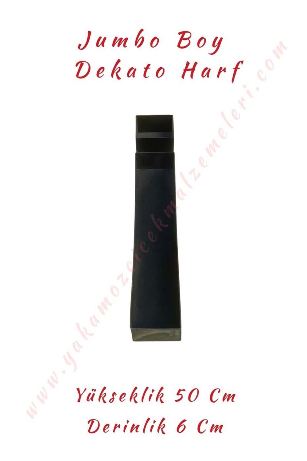 I-İ Jumbo Boy Dekato Harf Suya Dayanıklı Kesme - Canlı Çiçek Aranjman Altlığı - I-İ Harfi