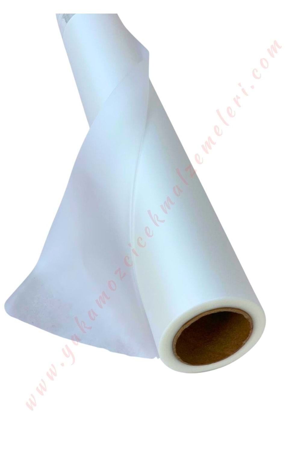 Rulo Selefon Saydam Çiçek Buket Paketleme Malzemesi 25 Metre 70 Cm En 65 Mikron YK-2362 - Beyaz