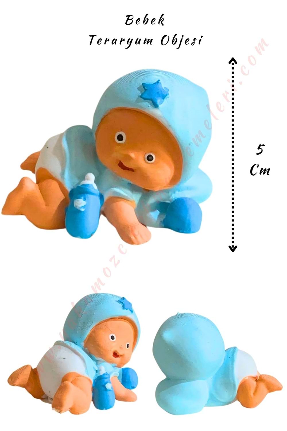 3D Baskı Teraryum Obje - Emekleyen Bebek