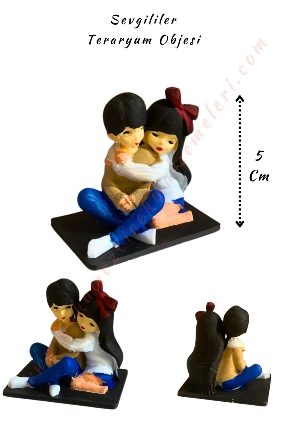 3D Baskı Teraryum Obje - Sevgililer