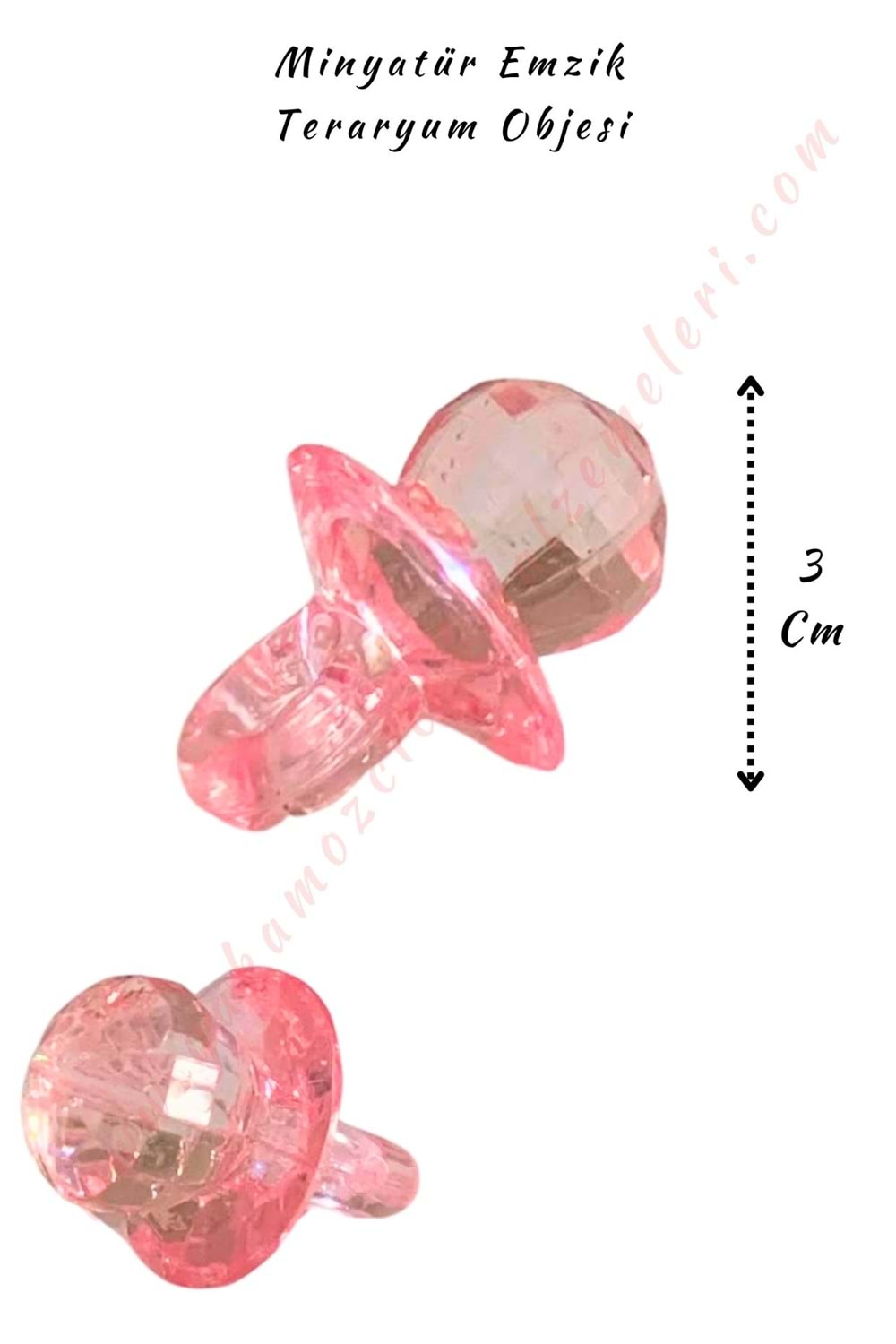 Pembe Emzik Minyatür - Teraryum Obje