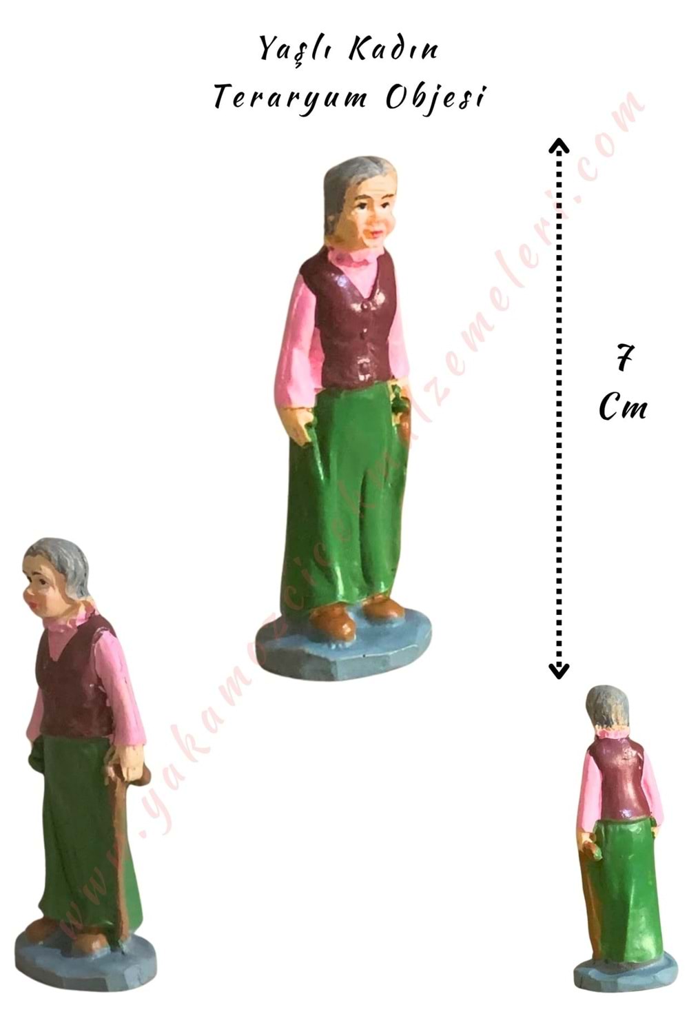 Yaşlı Kadın - Teraryum Obje