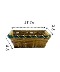 Kampanyalı Hasır Sepet 27*13*10 Cm YK-6
