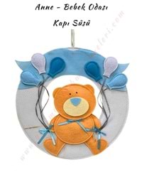 Bebek Kapı Süsü - Mavi