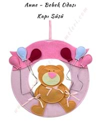 Bebek Kapı Süsü - Pembe