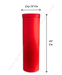 Uzun Silindir Kutu Çap 19 Cm Yükseklik 60 Cm