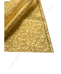 Kampanyalı Kesik Selefon Çiçek Buket Paketleme Malzemesi 56*56 Cm 20 Adet - Altın - Gold