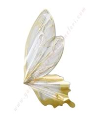 Kelebek Kanadı Selefon Şeffaf - Gold