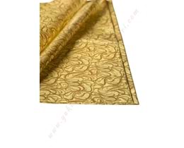 Kampanyalı Kesik Selefon Çiçek Buket Paketleme Malzemesi 56*56 Cm 20 Adet - Altın - Gold