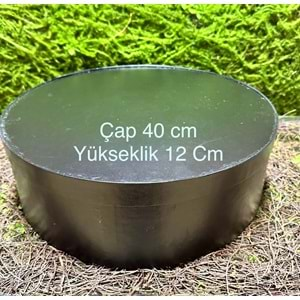 KUTU - ÇAP 40 *12 CM CİLT BEZLİ SİLİNDİR