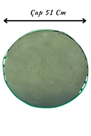 Daire Jumbo Boy Yuvarlak Oasis Aranjman Altlığı Çap 51 x 4 Cm Çiçek Süngeri YK-186
