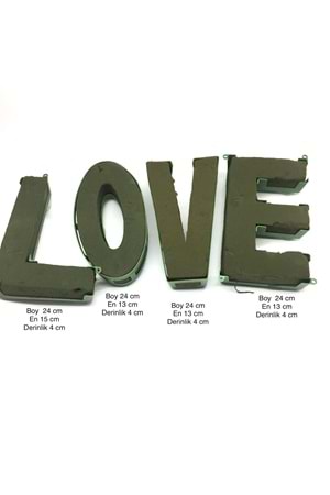 OASİS ÇİÇEK SÜNGERİ - LOVE / YK-194