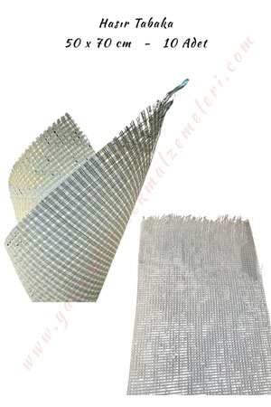 Hasır Tabaka - İthal 50x70 Cm - Krem