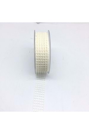 KURDELA FİLE 2,5 CM KREM