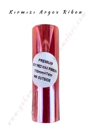 Argox Ribon 11 Cm x 74 Mt - Kırmızı