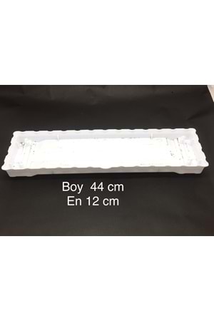 OASİS ÇİÇEK SÜNGERİ - ALTLIK DİKDÖRTGEN KÜÇÜK BOY BEYAZ 44*12