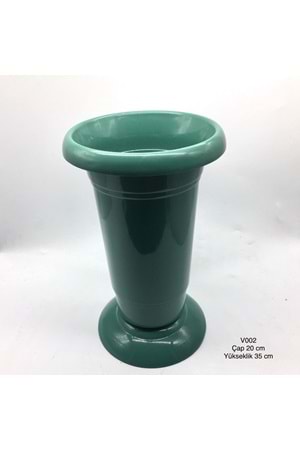 PLASTİK ÇİÇEK KOVASI ORTA V002