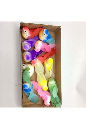 DEKOR STRAFOR KUŞ 12Lİ RENKLİ