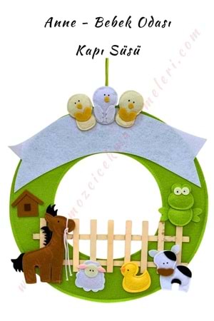 Bebek Kapı Süsü - Yeşil