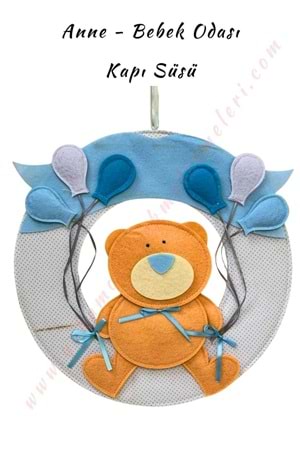 Bebek Kapı Süsü - Mavi