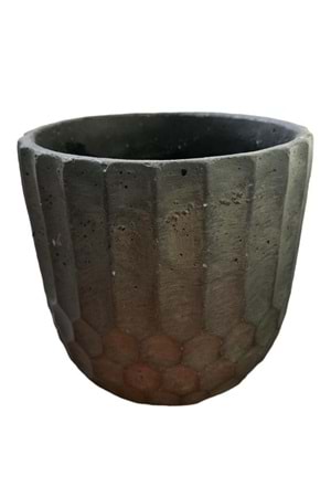 BETON PETEKLİ OLUKLU SAKSI