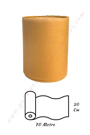 Araba Elyafı En 20 Cm Boy 70 Metre - Kahverengi