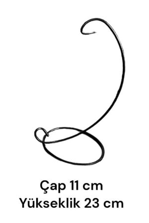 Ferforje Dekoratif Askı Ayak Küçük 10 Adet