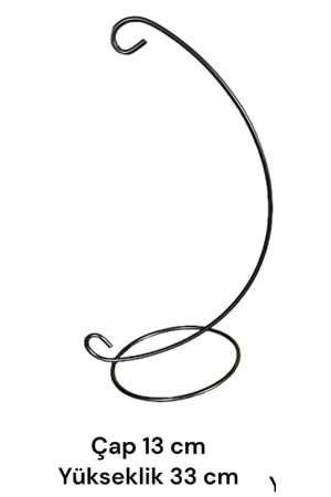 Ferforje Dekoratif Askı Ayak Büyük 10 Adet