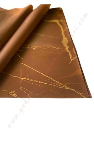 Kampanyalı Kesik Selefon Çiçek Buket Paketleme Malzemesi 56*56 Cm 20 Adet - Bakır