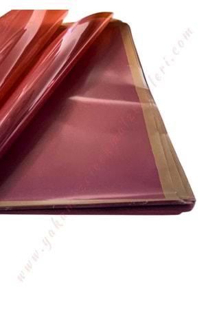 Kampanyalı Kesik Selefon Çiçek Buket Paketleme Malzemesi 56*56 Cm 20 Adet - Bordo