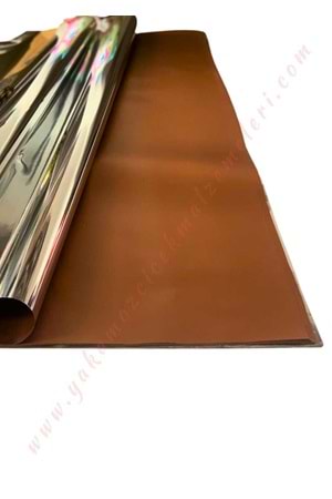 Kampanyalı Kesik Selefon Çiçek Buket Paketleme Malzemesi 56*56 Cm 20 Adet - Kahverengi