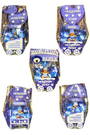 Hoşgeldin Bebek Strafor Tanzim Büyük 70 Cm - Mavi