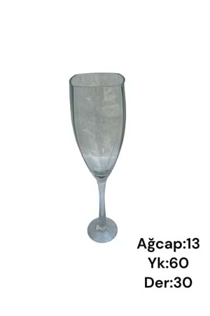 Cam Kadeh Jumbo Boy 13*60 Cm Derinlik 30 Cm 005