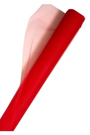 Gold Tül Renkli - Tül Modelleri - Gold - Kırmızı - 70 CM X 27 MT
