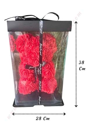 Çiçekli Ayı Büyük Boy 38*28*28 YK-274
