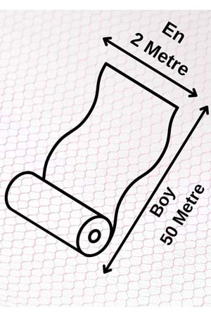 50 Metre Katlı Tül - Somon - 2 MT X 50 METRE