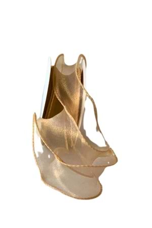 Tül Kurdele 3,5 Cm 9 Metre Rinbow YK-395 - Altın - Gold