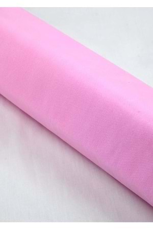 Renkli Tela - Tela Modelleri - Düz Tela - Açık Pembe - 70 CM X 10 METRE