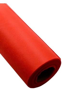 Renkli Tela - Tela Modelleri - Düz Tela - Kırmızı - 70 CM X 10 METRE