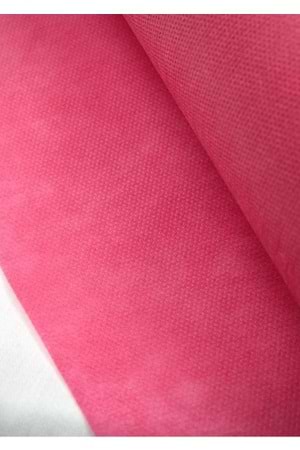 Renkli Tela - Tela Modelleri - Düz Tela - Pembe - 70 CM X 10 METRE