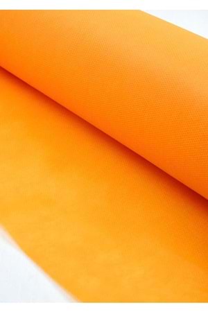 Renkli Tela - Tela Modelleri - Düz Tela - Turuncu - 70 CM X 10 METRE