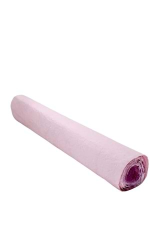 Buruşuk Kağıt - Buruşuk Kağıt - Düz Renkli - Açık Pembe - 60-70 CM X 9 METRE