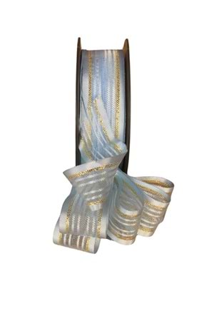 Kurdele Çekme - Kurdele Modelleri - Çekme Kurdele - Mavi - 2,5 CM X 20 METRE