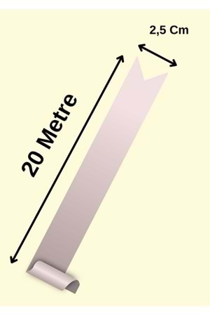 Kurdele Çekme - Kurdele Modelleri - Çekme Kurdele - Siyah - 2,5 CM X 20 METRE
